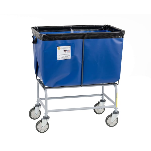 R&B Wire Products Vinyl Truck, Blue, 32 in L, 21.5 in W, 36 in H, 6 Bushel Volume Capacity 466B - main
